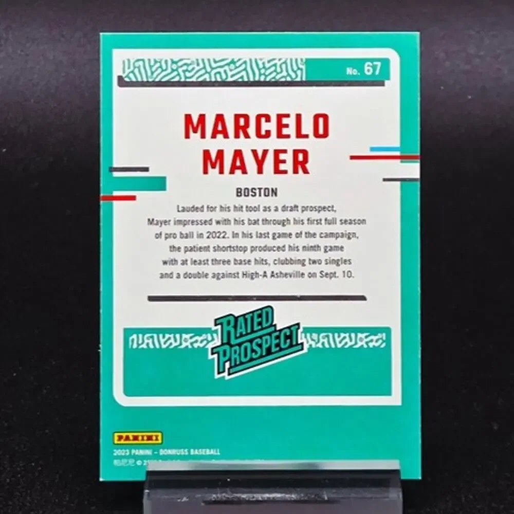Marcelo Mayer Bowman Precious Elements Rated Pros Boston Red Sox Top Prospect